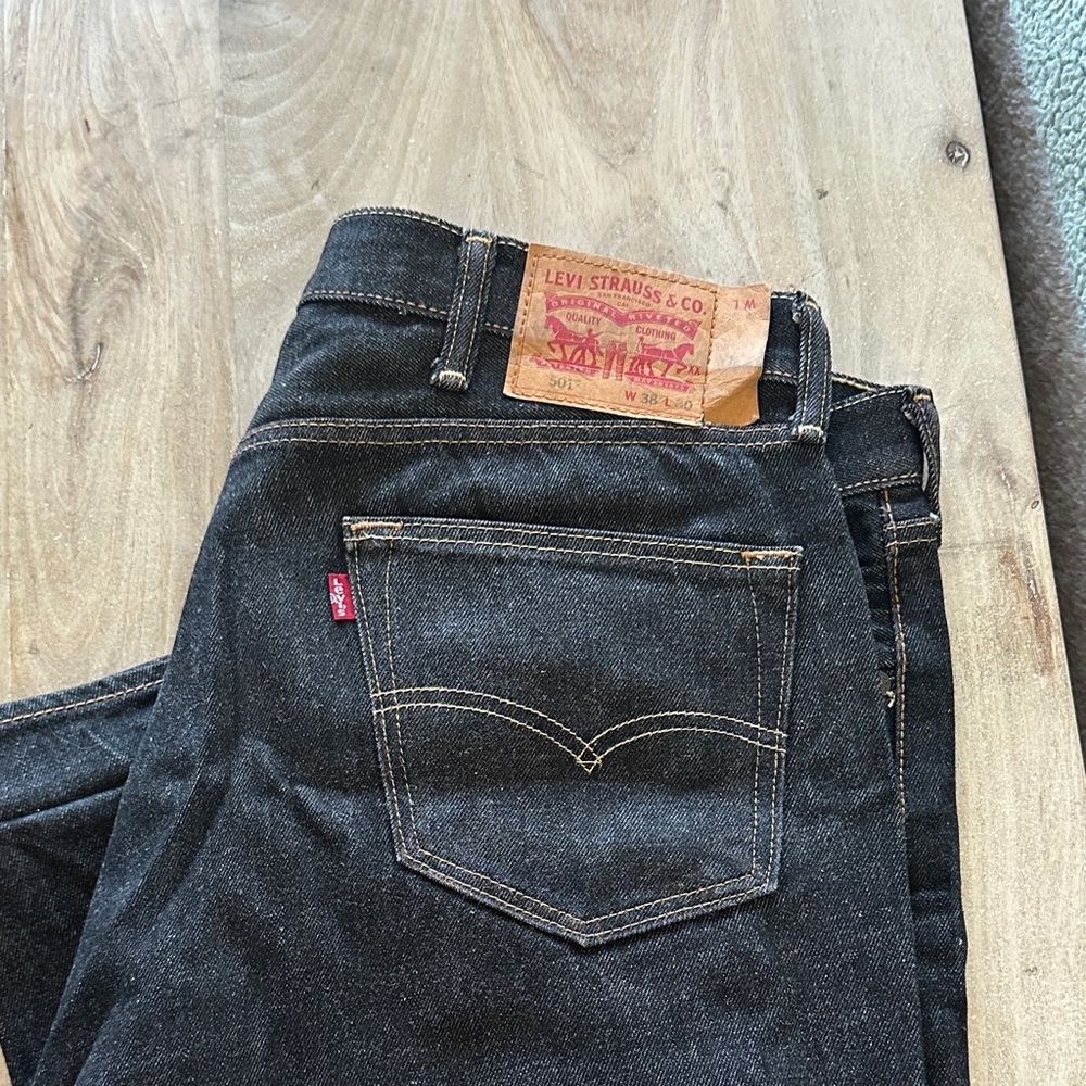 Levi's Men's black Denim Jeans